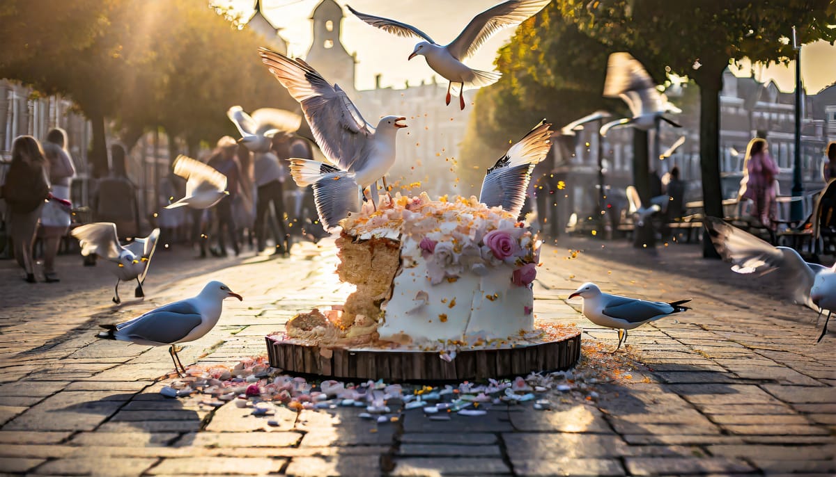 Tweed Wedding Cake