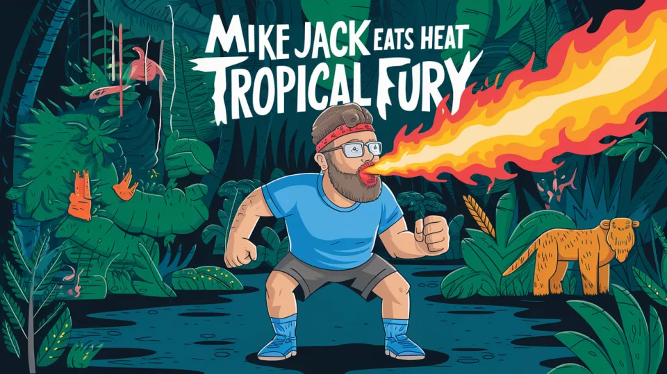 Mike Jack Eats Heat Tropical Fury Hot Sauce